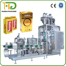 Automatic Brick-Type Pouch Vacuum Packaging Machine for Coffee, Yeast, Grains, Beans & Powders High-Speed Industrial Food Packaging Equipment